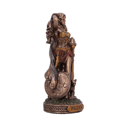 Freya Goddess of Love and Fertility Mini Bronze Figurine 8.5cm 4