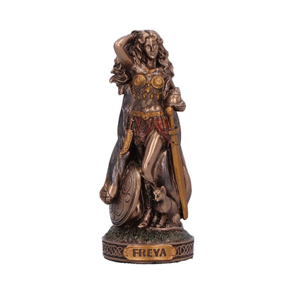 Freya Goddess of Love and Fertility Mini Bronze Figurine 8.5cm 1