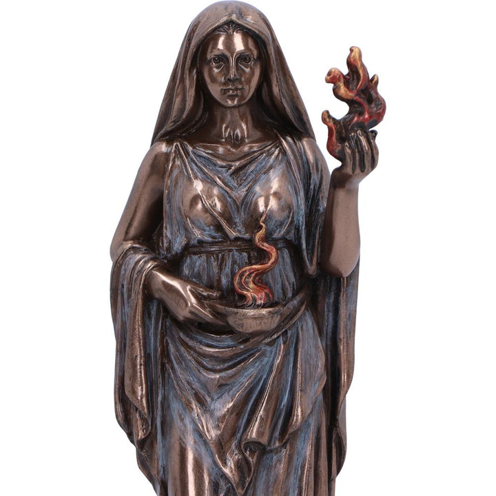 Hestia Goddess of Home and Hearth Bronze Figurine 15cm