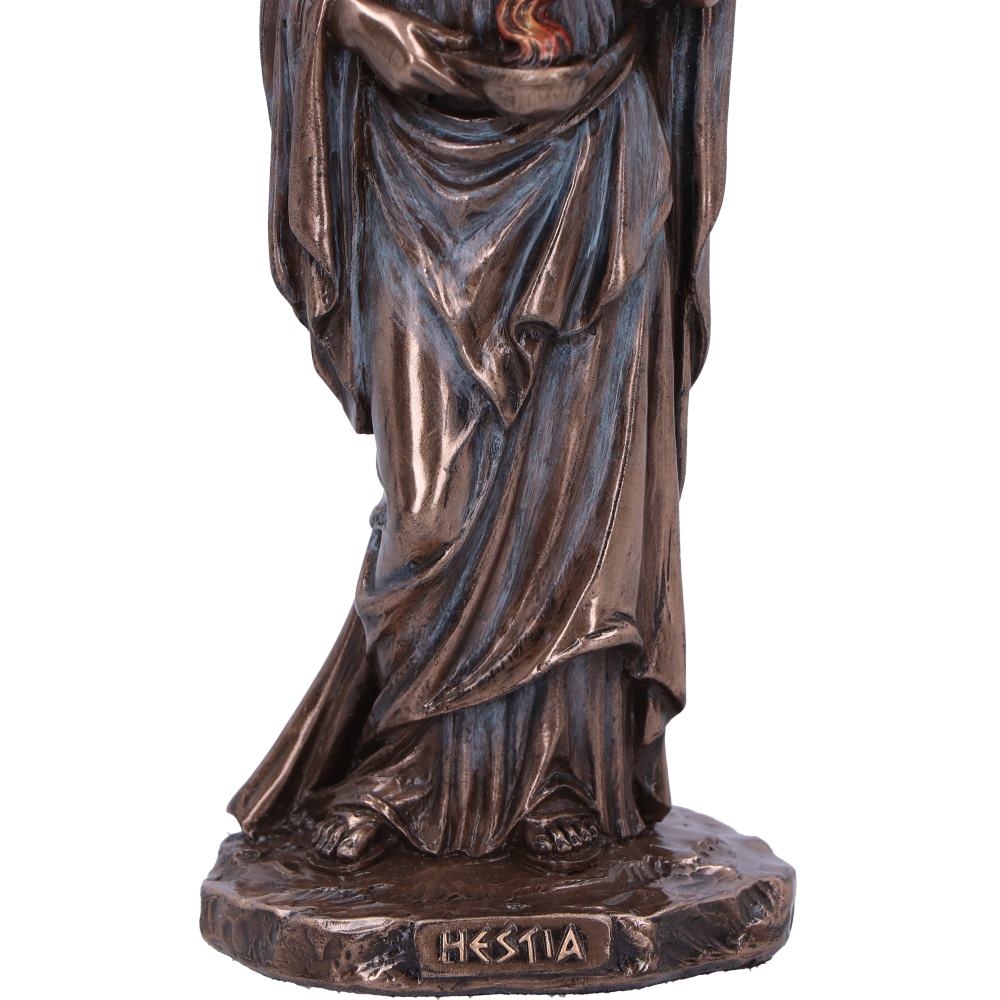 Hestia Goddess of Home and Hearth Bronze Figurine 15cm