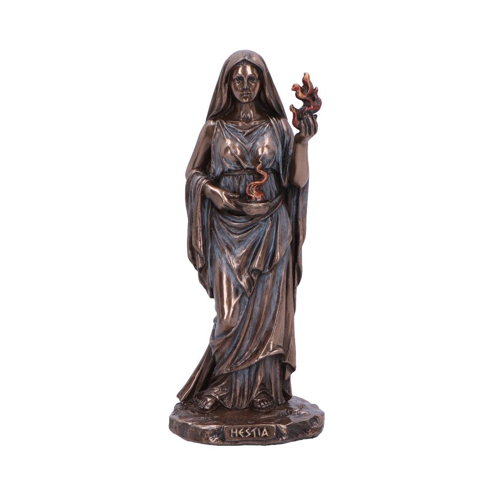 Hestia Goddess of Home and Hearth Bronze Figurine 15cm 1