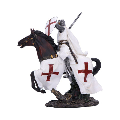 Take to Your Steed a Medieval Templar Knight Figurine 28cm 3