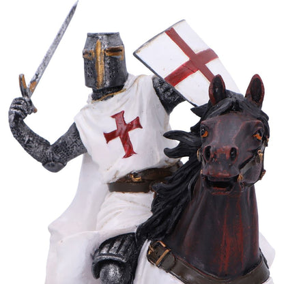 Take to Your Steed a Medieval Templar Knight Figurine 28cm 5