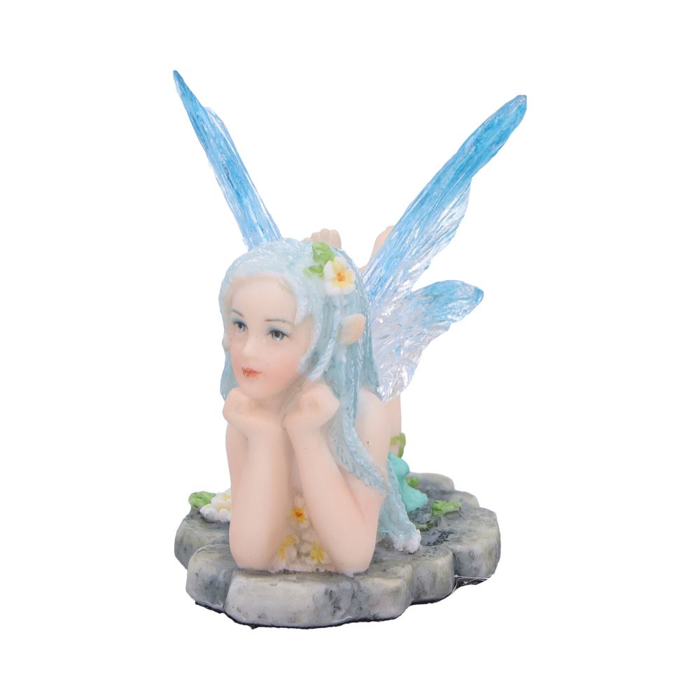 Amelia Nature Fairy Figurine with Clear Blue Wings 6cm 2