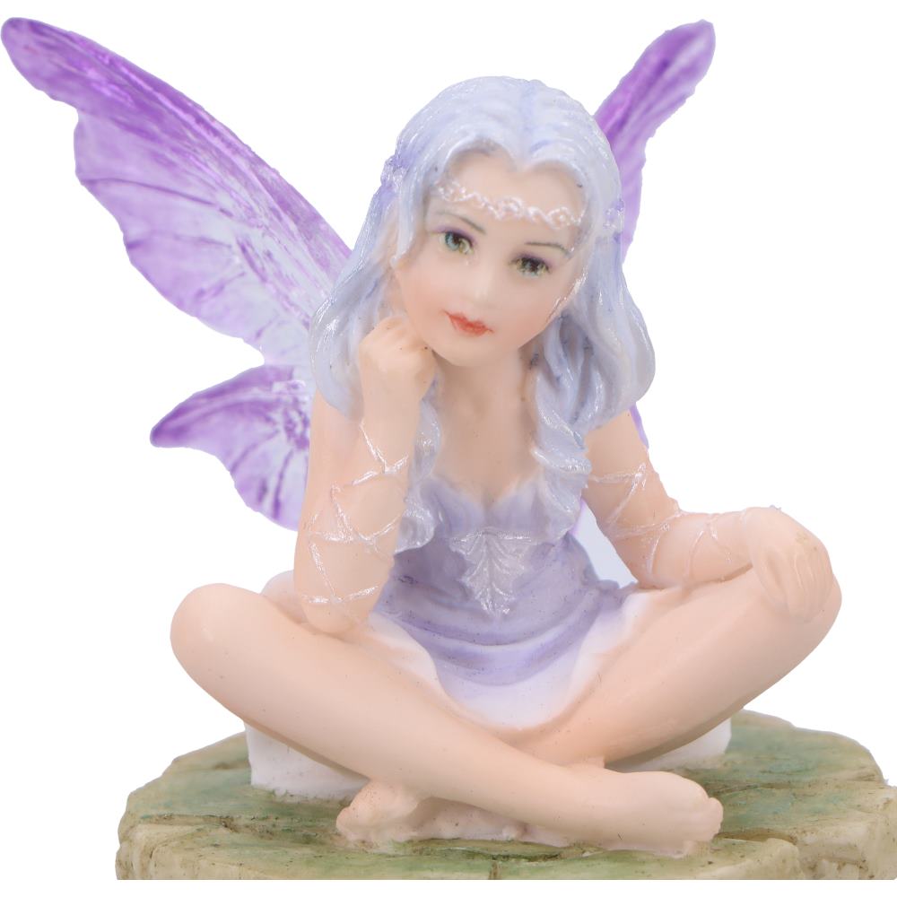 Lila Serene Lavender Fairy with Ethereal Wings 5cm 5