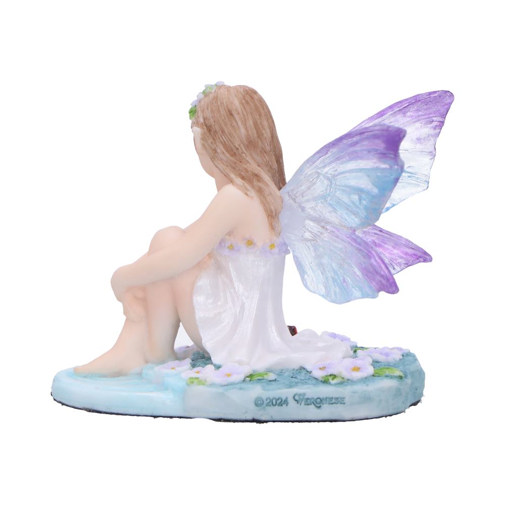 Jenna Serene Fairy with Purple Lilies and Ladybugs 6cm 3