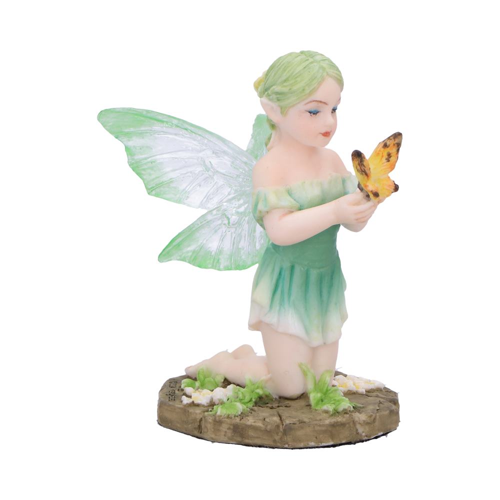 Esme Forest Fairy with Butterfly and Flowers 7cm 4