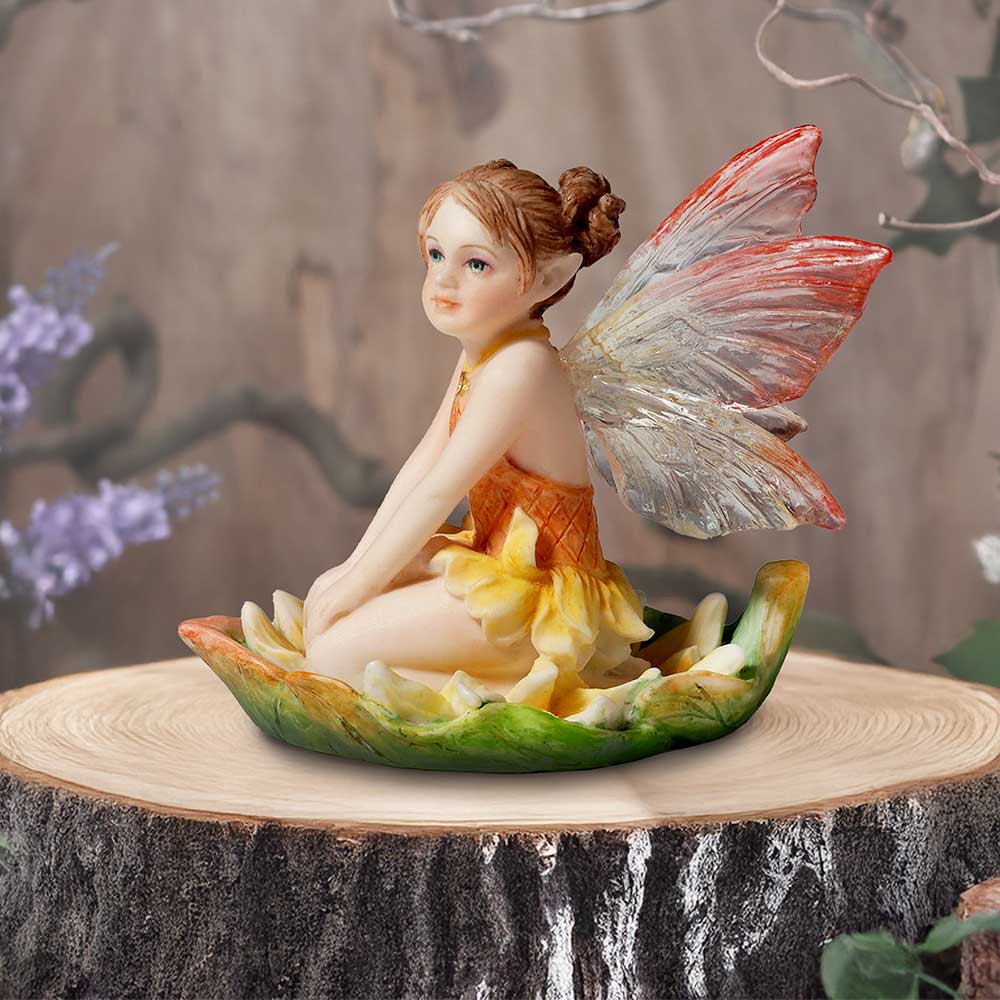 Olivia Enchanted on Lily Pad Small Fairy Figurine 5.5cm 7