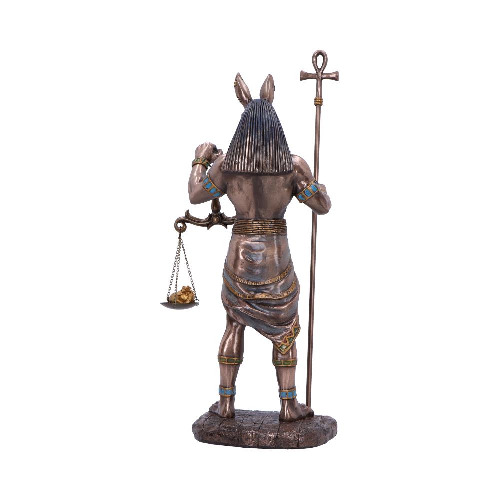 Bronzed Anubis Figurine a Guardian of the Tombs Symbol Justice 26.5cm 3