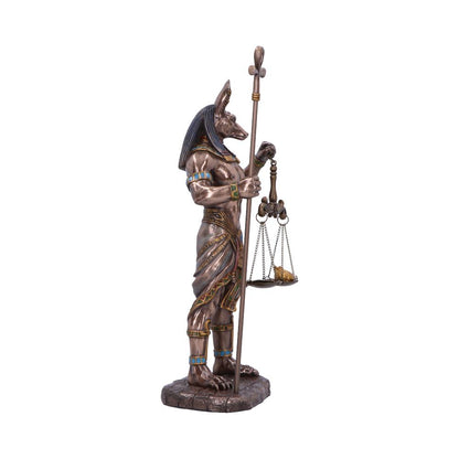 Bronzed Anubis Figurine a Guardian of the Tombs Symbol Justice 26.5cm 4