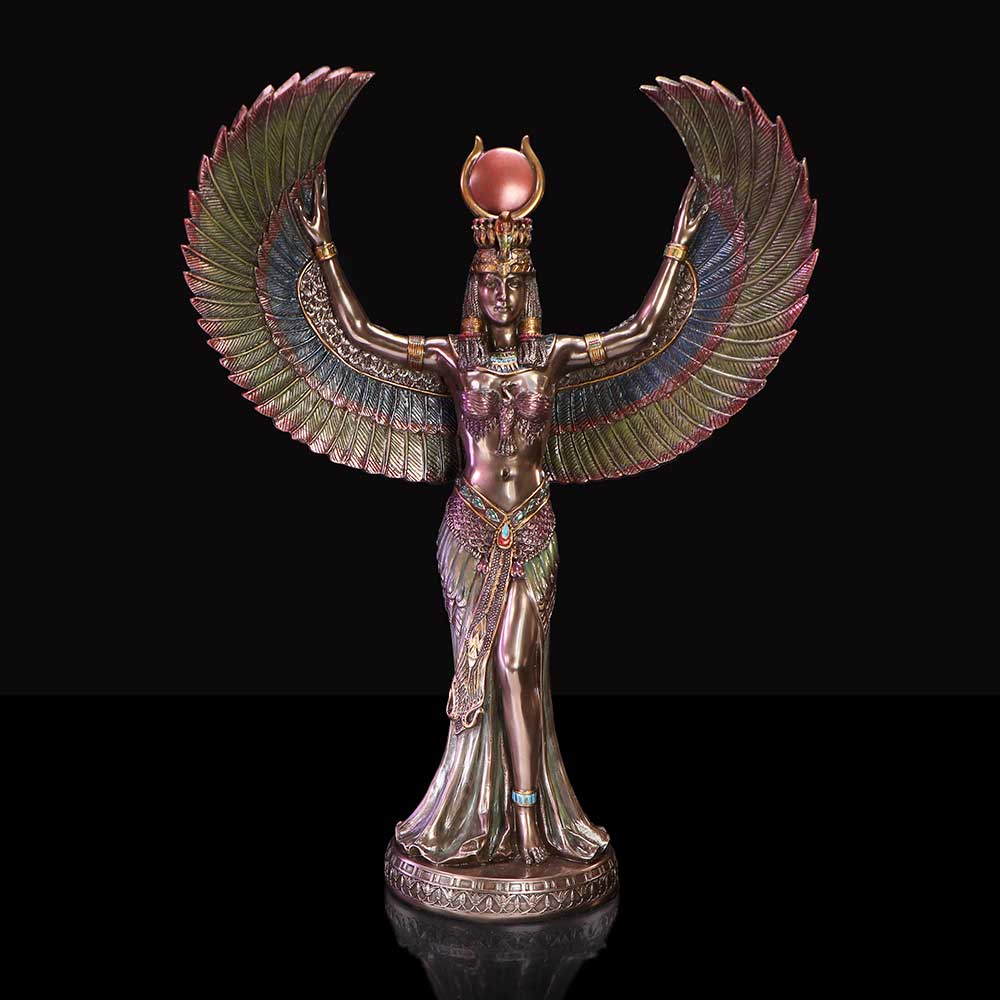 Graceful Isis Figurine an Embodiment of Magic Wisdom and Divinity Goddess 32.5cm 8