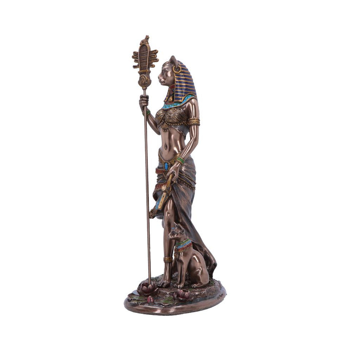 Bastet Goddess of Protection a Symbol Strength and Power 27cm Bronze Resin Statue