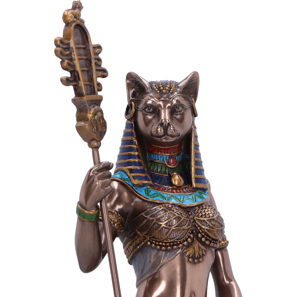 Bastet Goddess of Protection a Symbol Strength and Power 27cm Bronze Resin Statue
