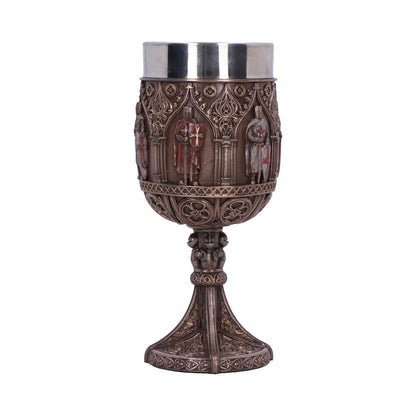 Knights Templar Goblet a Majestic Tribute to History 18cm Bronze Drinking Mug 4