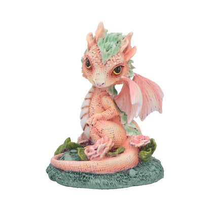 Carnation Flower Dragon Figurine 12cm 2