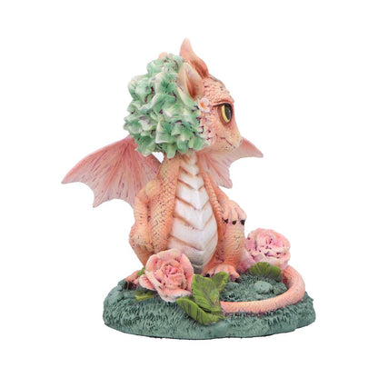 Carnation Flower Dragon Figurine 12cm 4