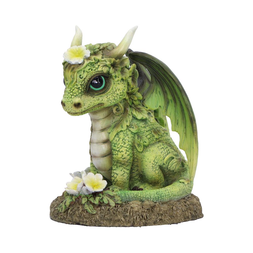 Freesia Flower Dragon Figurine 11.5cm 2
