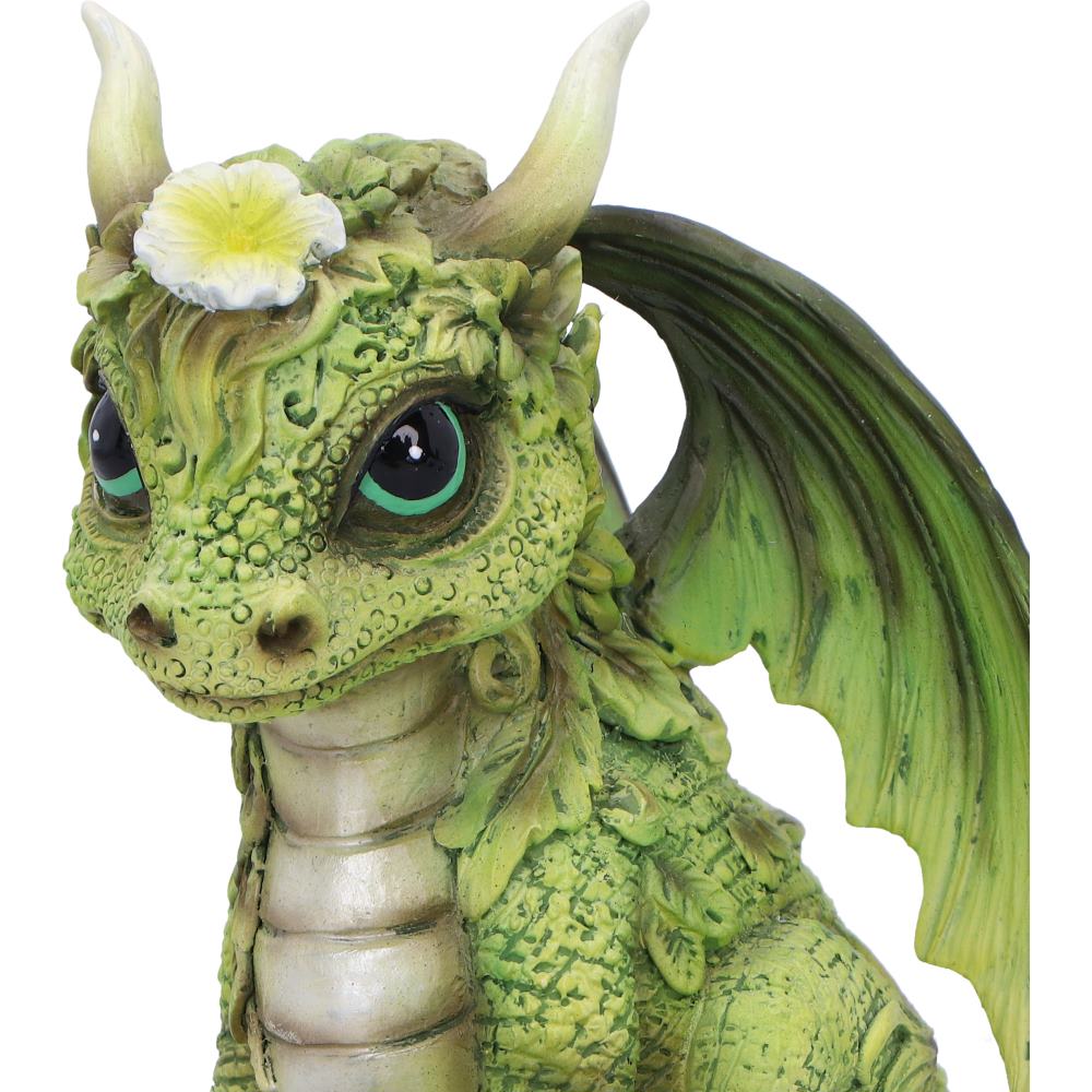 Freesia Flower Dragon Figurine 11.5cm 5