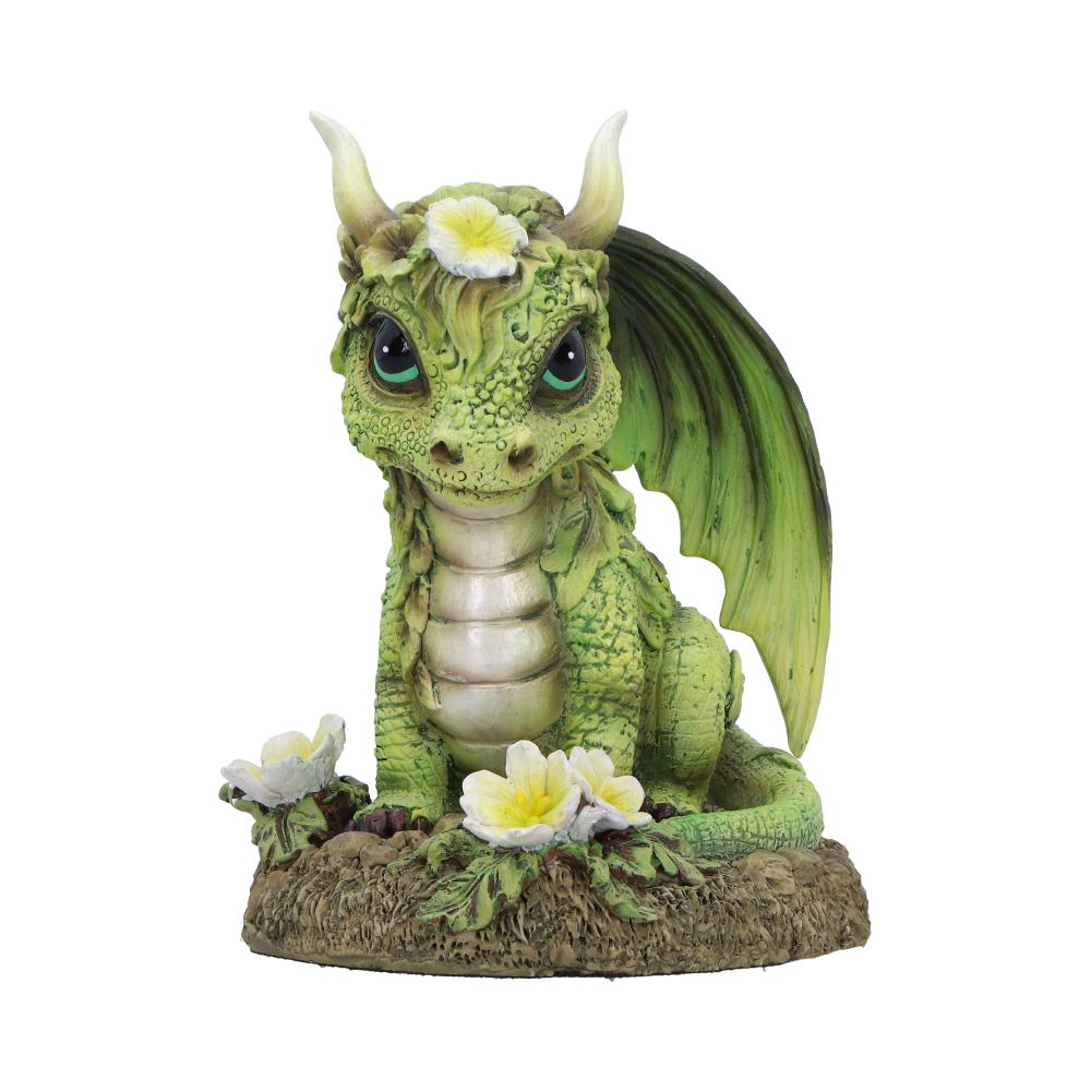 Freesia Flower Dragon Figurine 11.5cm