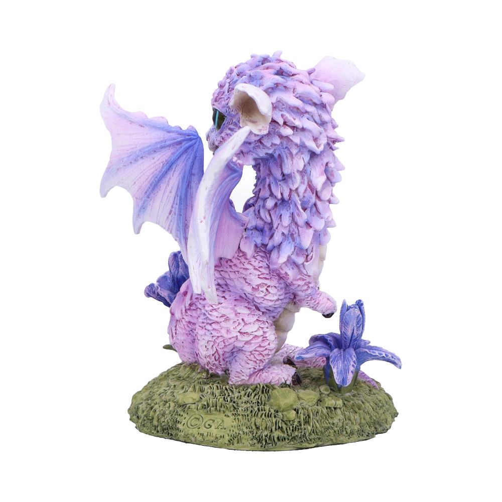 Iris Flower Dragon Figurine 12cm 3