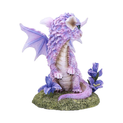 Iris Flower Dragon Figurine 12cm 4