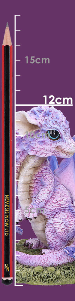 Iris Flower Dragon Figurine 12cm 8