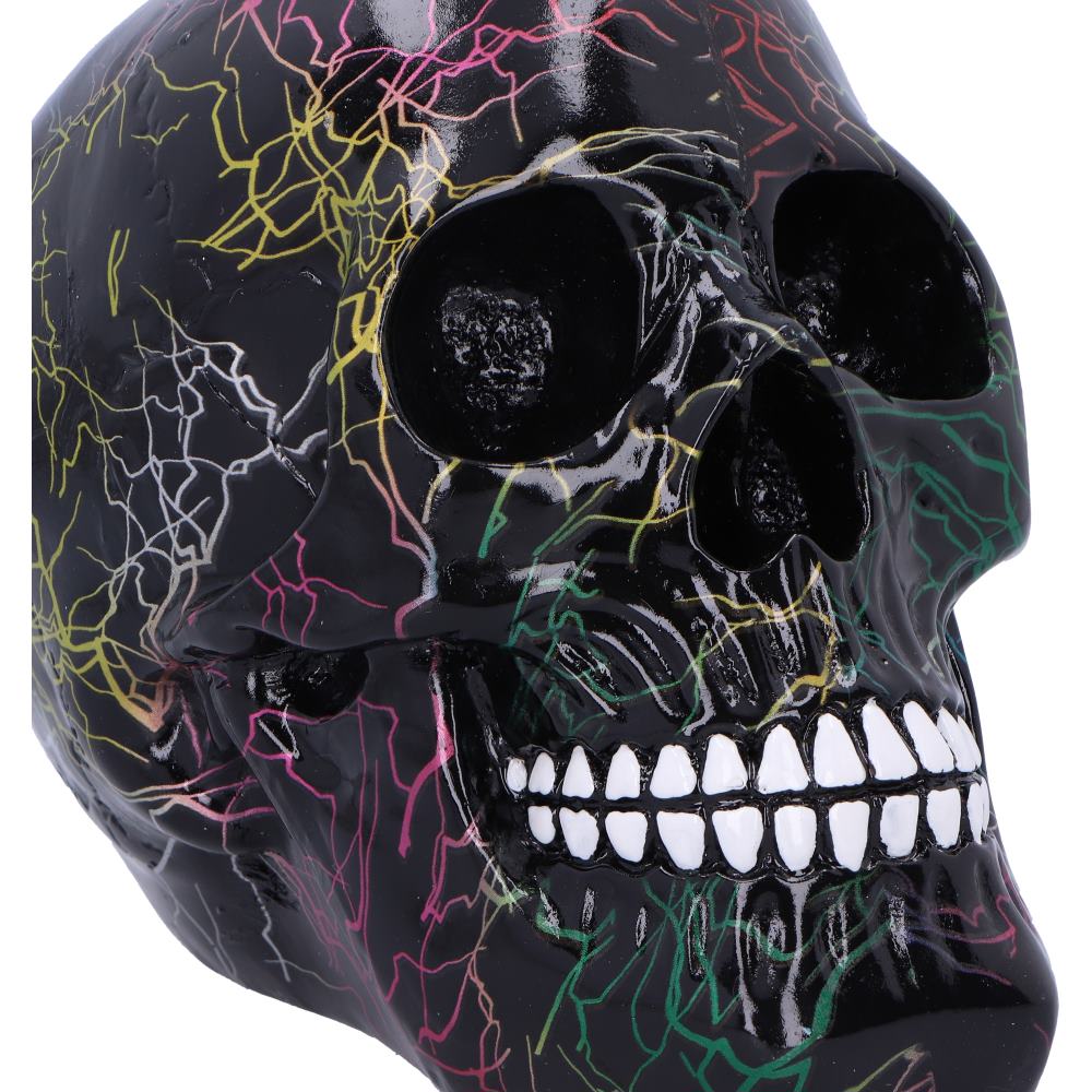 Electro Decorative Resin Skull 17.5cm 5
