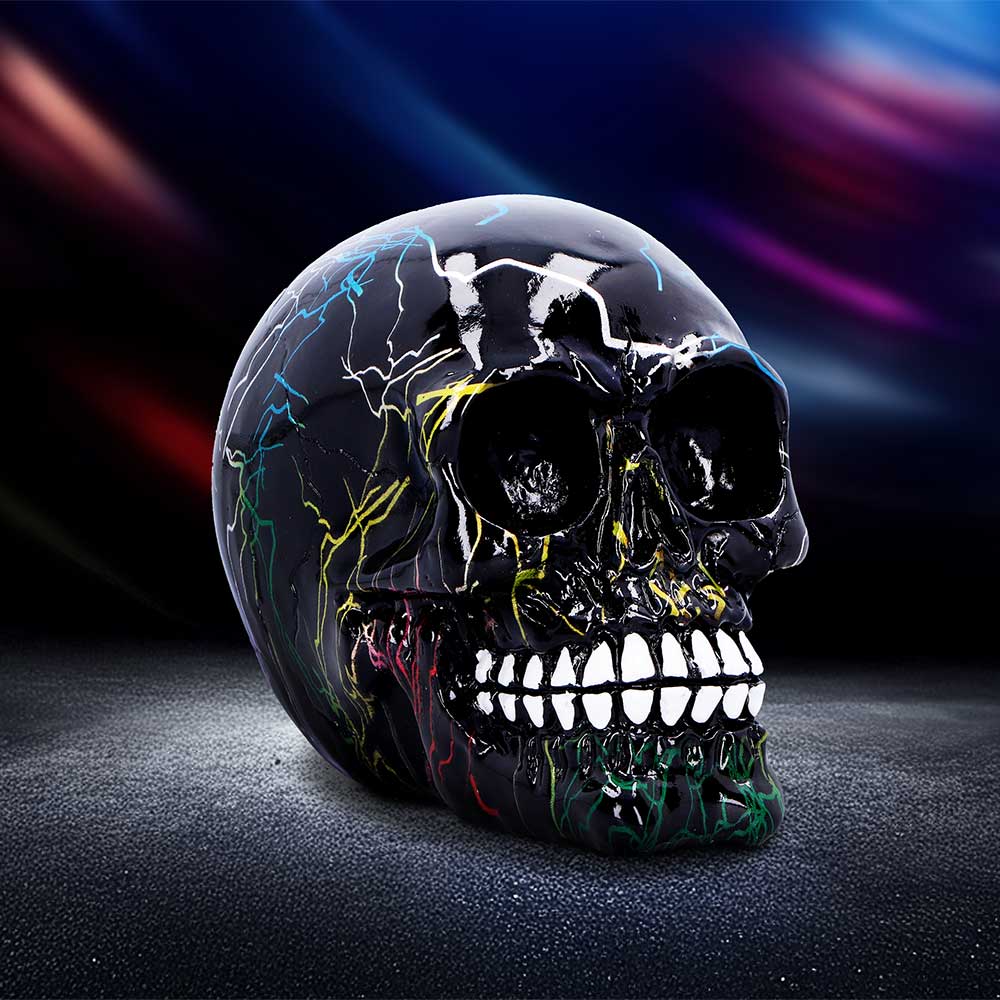 Electro Pack of 6 Decorative Resin Skulls 11cm 7