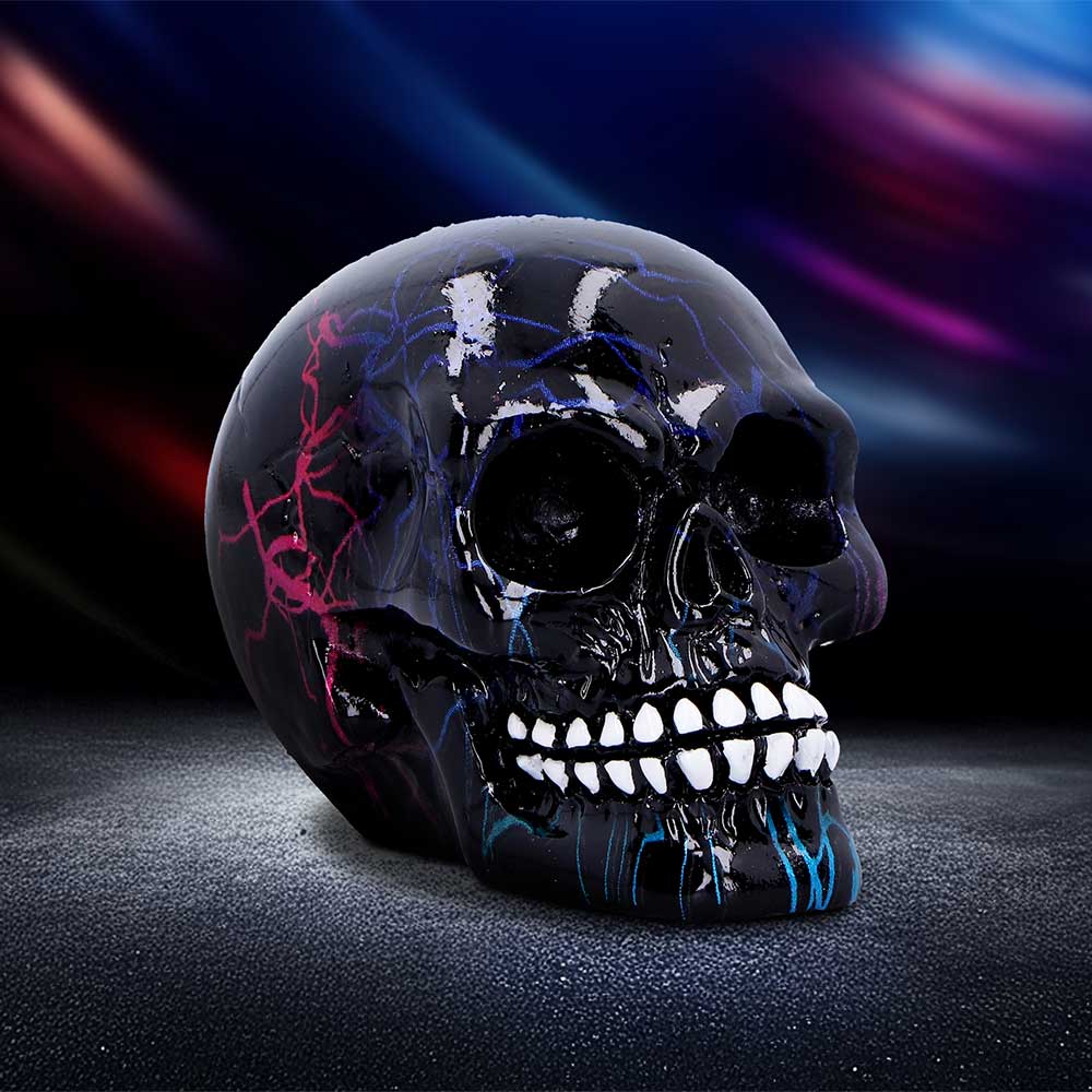 Electro Small Pack of 6 Decorative Resin Skulls 6cm 7