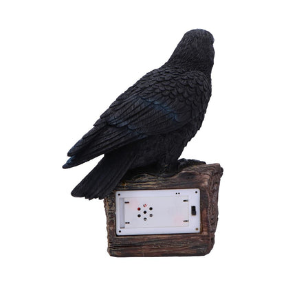 Ravens Cry with Motion Activated Sound Resin Statue 18cm 3