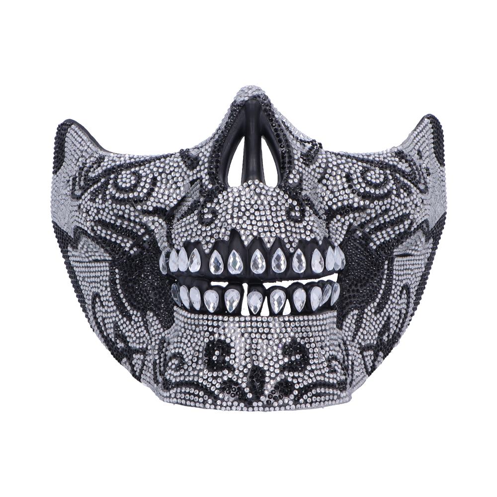 Jewelled Masquerade Silver 17.5cm Mask for Cosplay 1