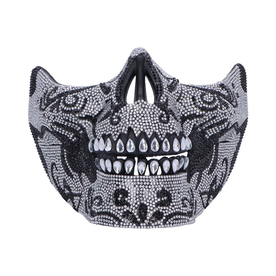 Jewelled Masquerade Silver 17.5cm Mask for Cosplay 1