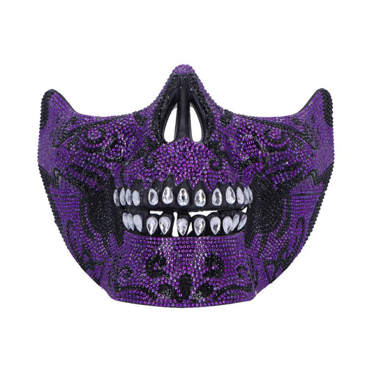 Jewelled Masquerade Purple 17.5cm Day of the Dead Mask for Cosplay 1