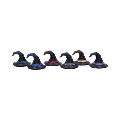 Set of 6 Positive Energy Witches Hats 7.2cm 3