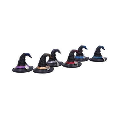 Set of 6 Positive Energy Witches Hats 7.2cm 4