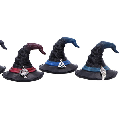 Set of 6 Positive Energy Witches Hats 7.2cm 6