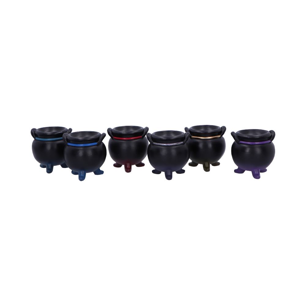 Set of 6 Positive Energy Cauldrons 6cm 3