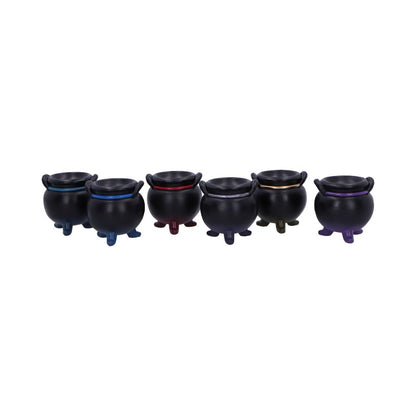 Set of 6 Positive Energy Cauldrons 6cm 3