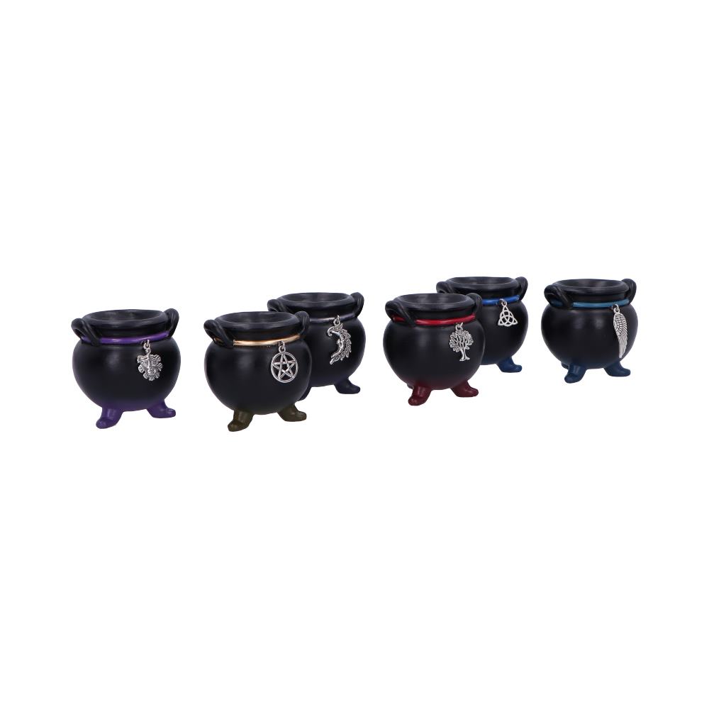 Set of 6 Positive Energy Cauldrons 6cm 4
