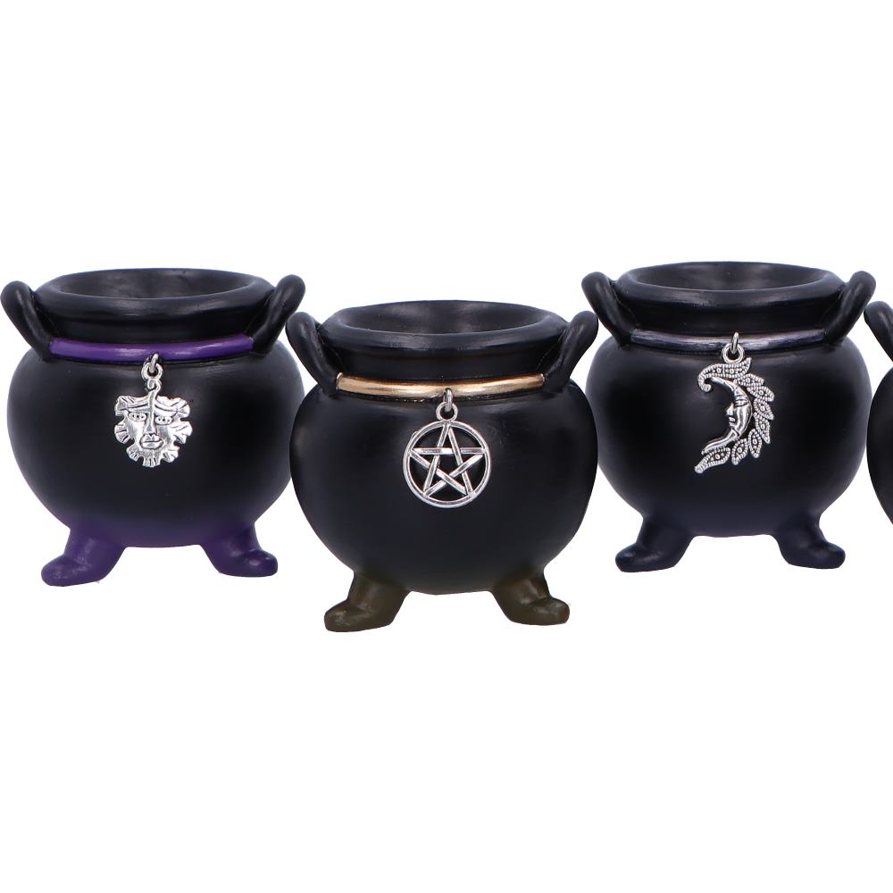 Set of 6 Positive Energy Cauldrons 6cm 5