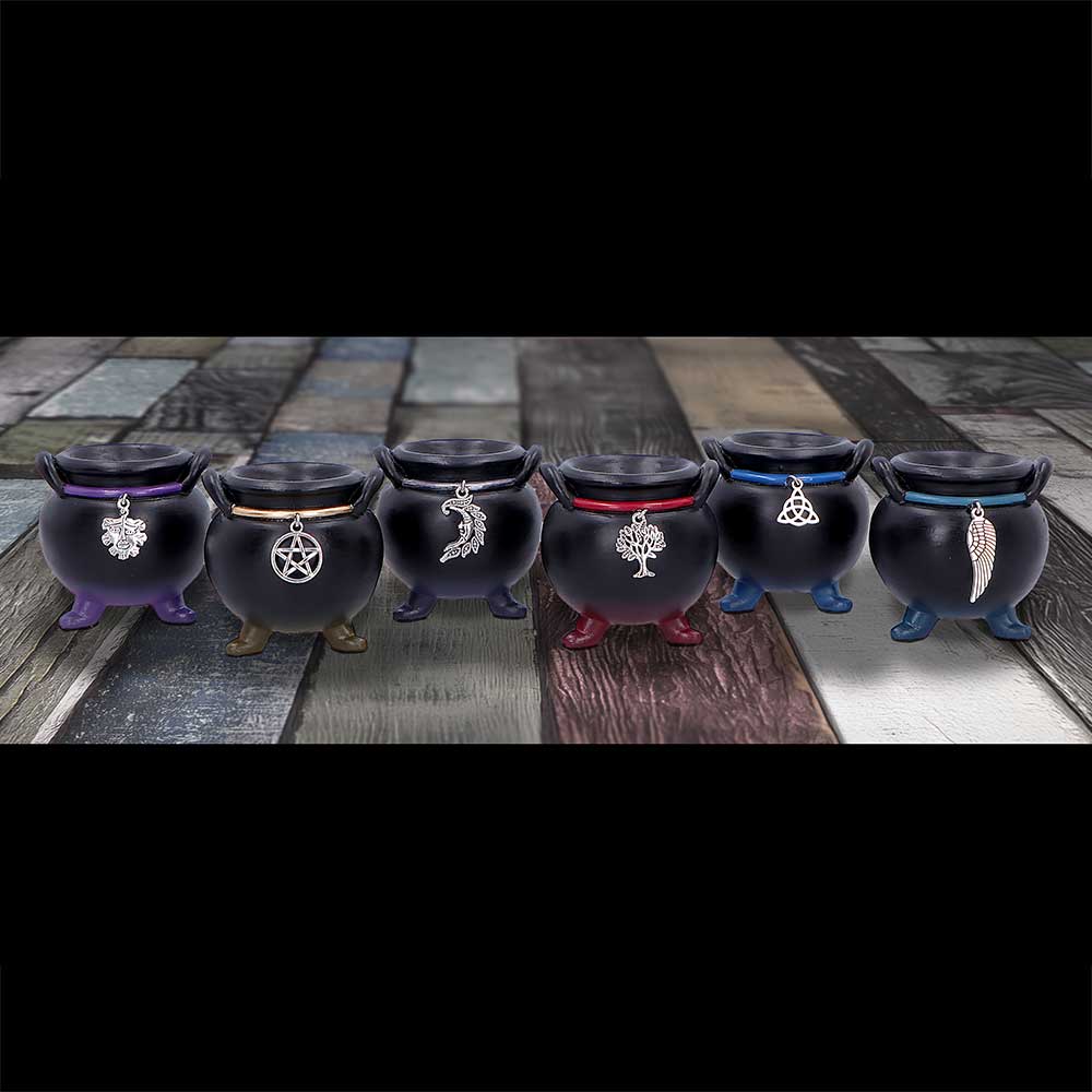 Set of 6 Positive Energy Cauldrons 6cm 7
