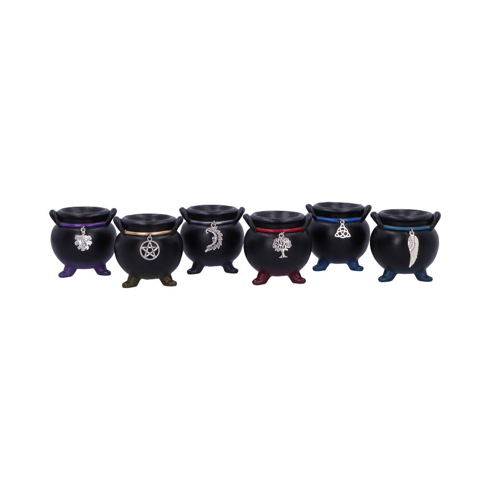 Set of 6 Positive Energy Cauldrons 6cm 1