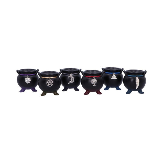 Set of 6 Positive Energy Cauldrons 6cm 1