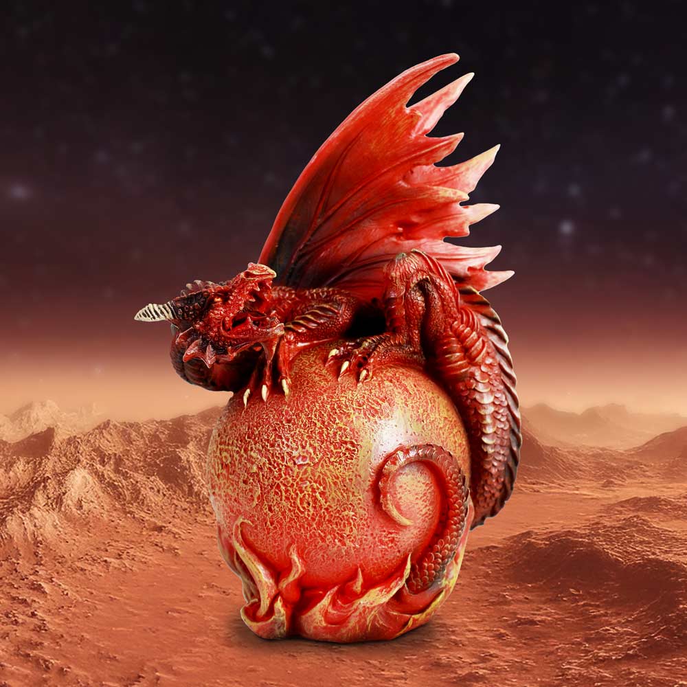 The Martian Planet Dragons Mars Statue 15cm 8