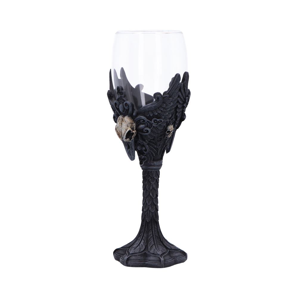 Gothic Raven Nevermore Goblet Drinking Mug 20cm 2