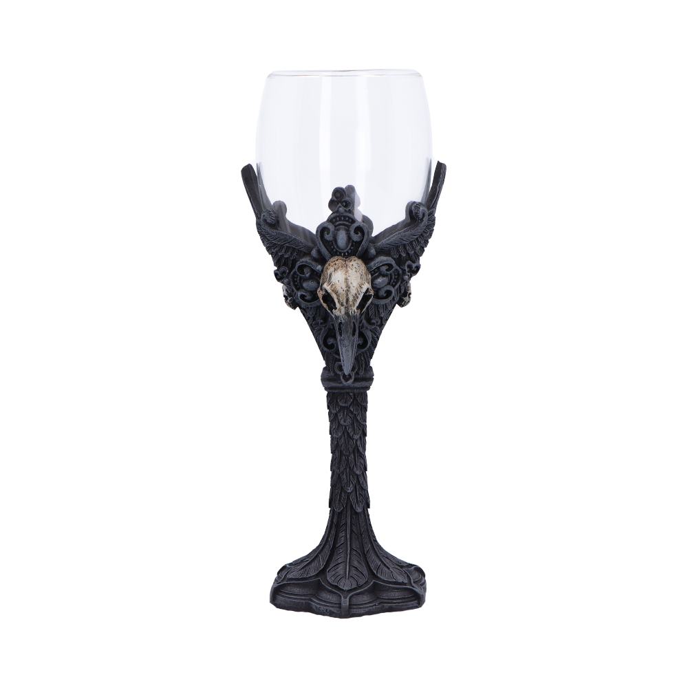 Gothic Raven Nevermore Goblet Drinking Mug 20cm 3