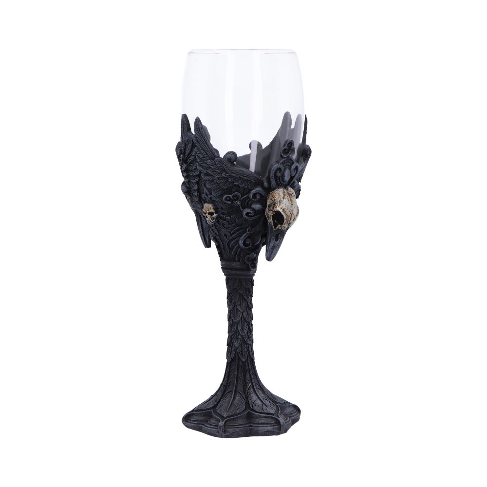 Gothic Raven Nevermore Goblet Drinking Mug 20cm 4