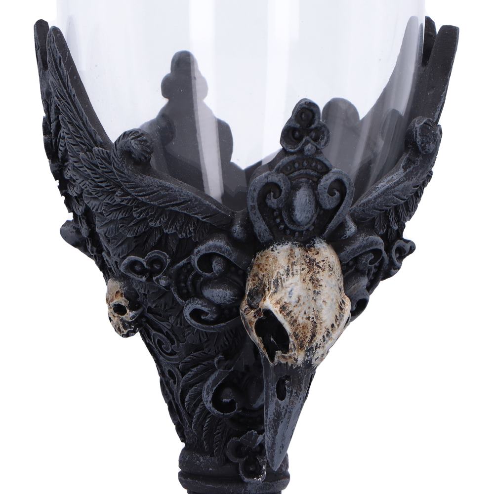 Gothic Raven Nevermore Goblet Drinking Mug 20cm 5
