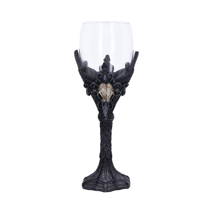 Gothic Raven Nevermore Goblet Drinking Mug 20cm 1