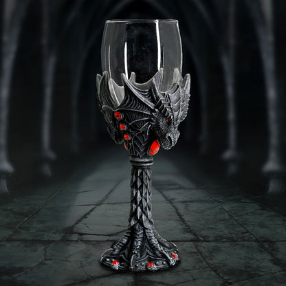 Nightflame Dragon Goblet Drinking Cup 20cm 7